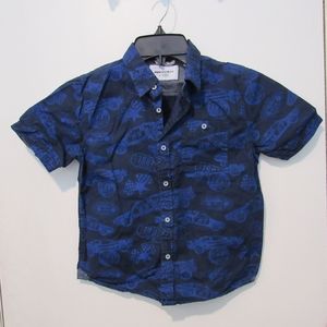 PaperDenim&Cloth Youth, Car Design, Dark Color's, Button Up, Short Sleeve Shirt